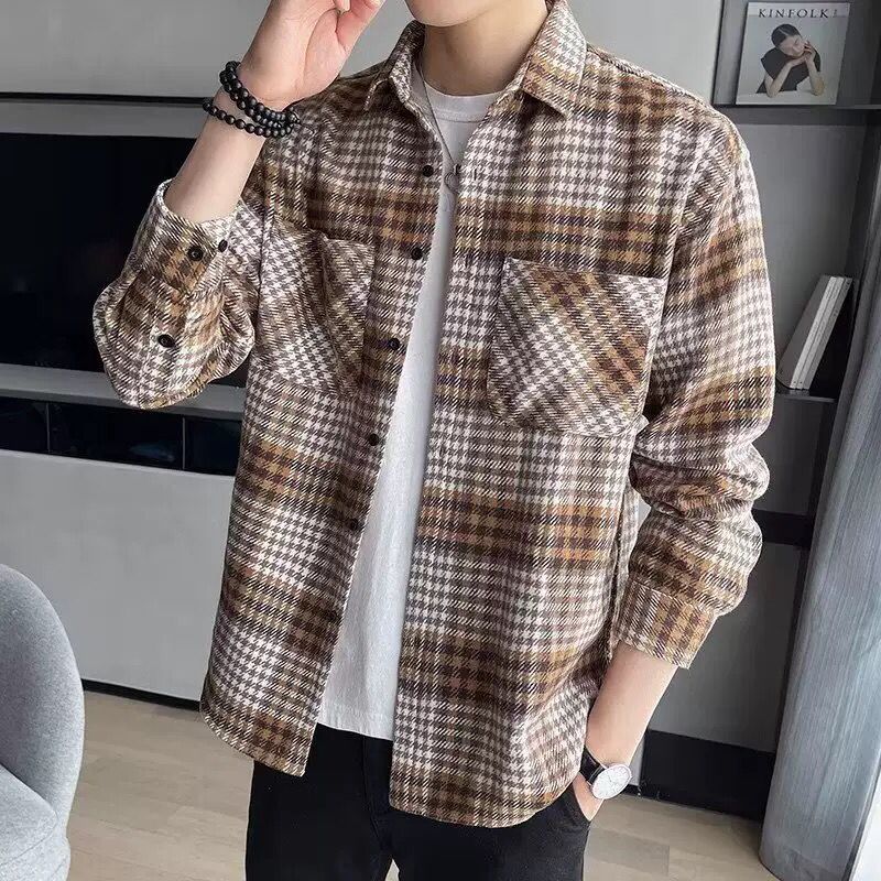 Men's Plaid Flannel Overshirt