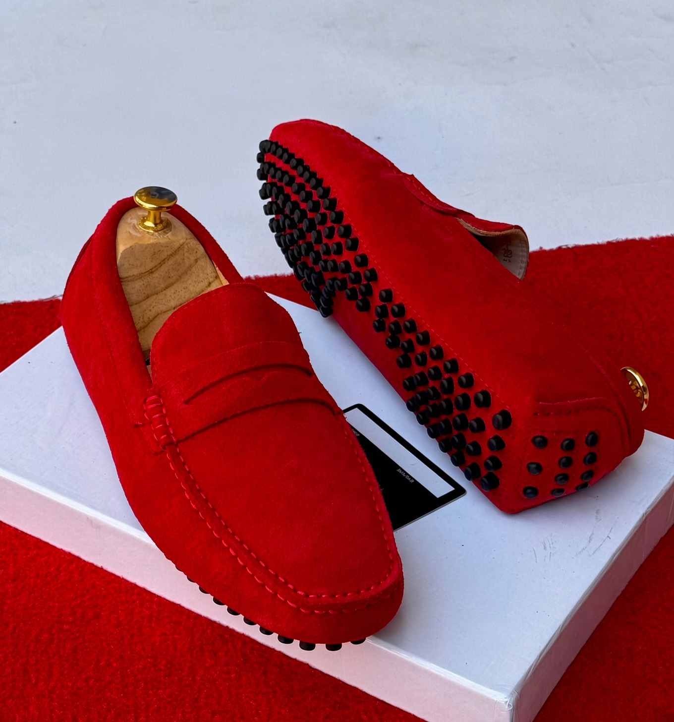 Premium Pebble Sole Loafers 10